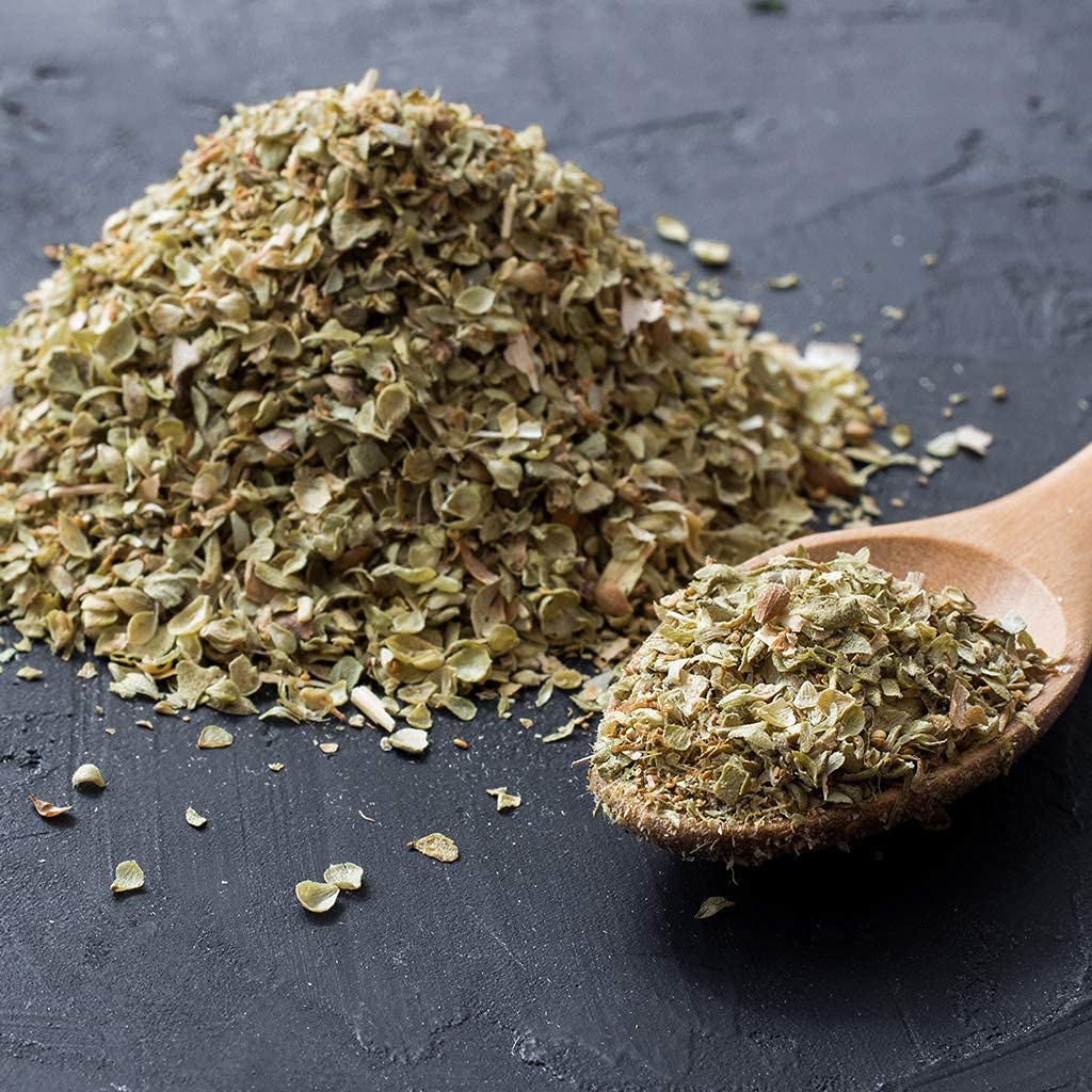 1Lb Dried Mexican Oregano Food Service Size. Perfect For Taco Seasoning, Mexican Food, Tamales, Meats, Enchiladas, Cheese, Salad