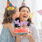 Chinco Butterfly Cupcake Toppers, 48 Pcs Double Layer, 3D Glitter, Purple, Ideal for Baby Showers, Birthdays, Weddings