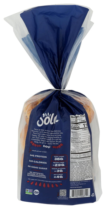 The Sola Company Blu-Berry Bagels, 12 OZ