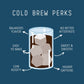 Stone Street Cold Brew Coffee, Low Acid, 100% Arabica, Dark Roast, Coarse Ground, 32 Ounce
