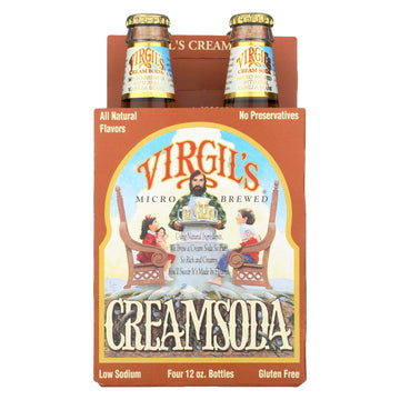VIRGILS CREAM SODA DRINK ( 6 X 4 PACK )