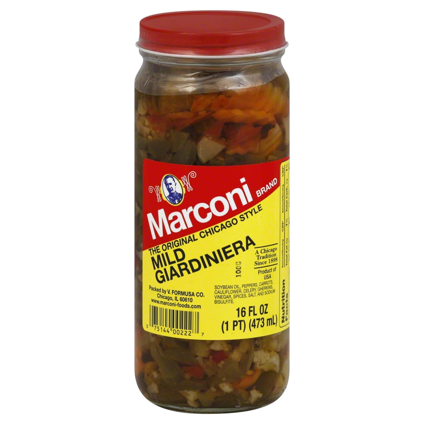 Marconi, Mild Giardiniera, 16 Oz