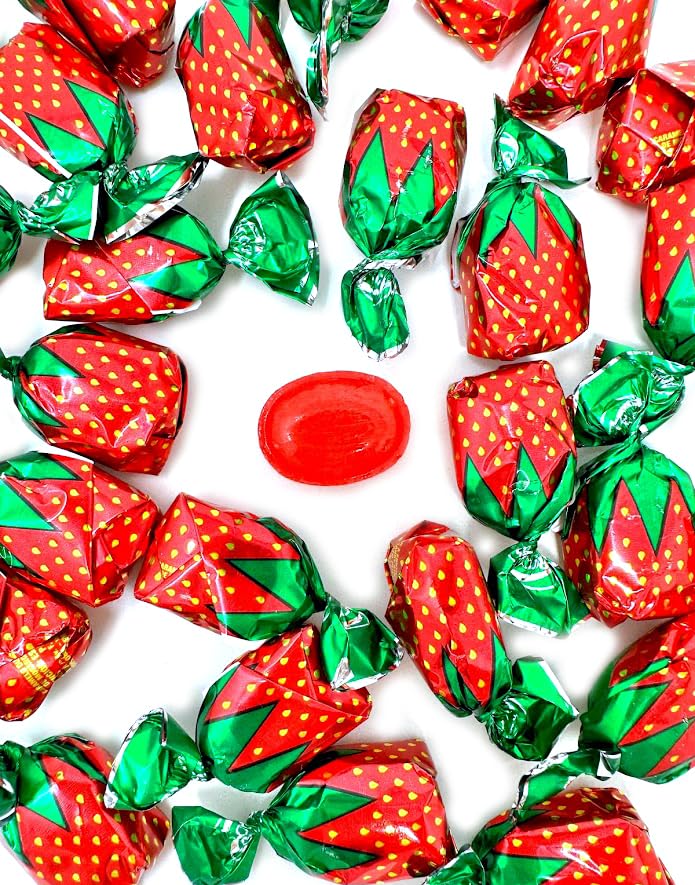 Sweetgourmet Arcor Strawberry Bon Bons Buds Filled Hard Candy  2 Pounds