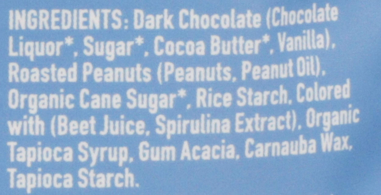 UNREAL Dark Chocolate Peanut Gems, Vegan, Non-GMO, 5 oz (Pack of 6)