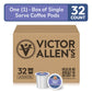 Victor Allens Coffee French Roast Dark Roast Single Serve Pods 32 Count for Keurig K-Cup malt-inspired Brown
