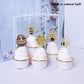 Rssta i Bumble Bee Cupcake Toppers - 30 Pack Gold Glitter Honeycomb Picks for Baby Shower & Birthday Party - Design 1