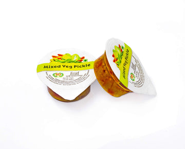 Delicasia (Sr'S)Mixed Veg Pickle 15 Gm Chotu Pack (Pack Of 48) Blister Pack. Portion Pack. Indian Flavor. No Artificial Color An