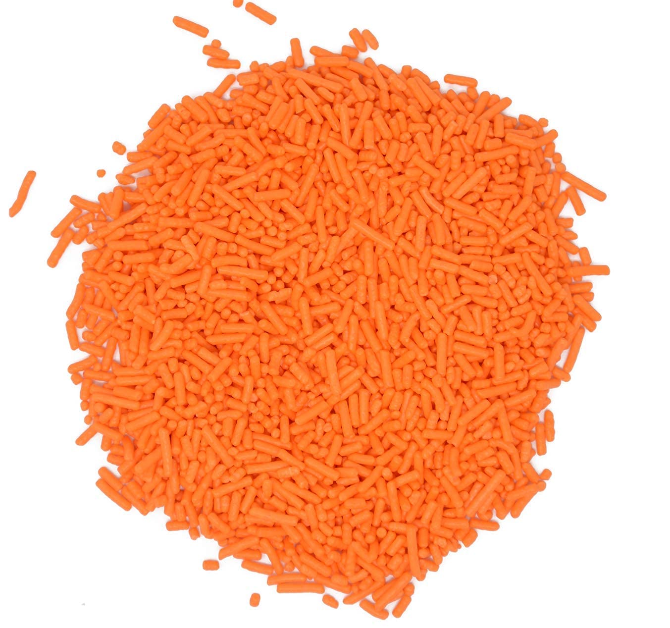 Mystic Sprinkles Solid Color Jimmy Sprinkles (Only Orange Jimmies 3Oz)