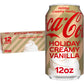 Coca-Cola Holiday Creamy Vanilla Fridge Pack Cans  12 fl oz  12 Pack