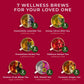 Gya Tea Co Her Wellness Tea Pod Collection Gift Set (16 Count) - Different Flavors Assorted Variety Pack