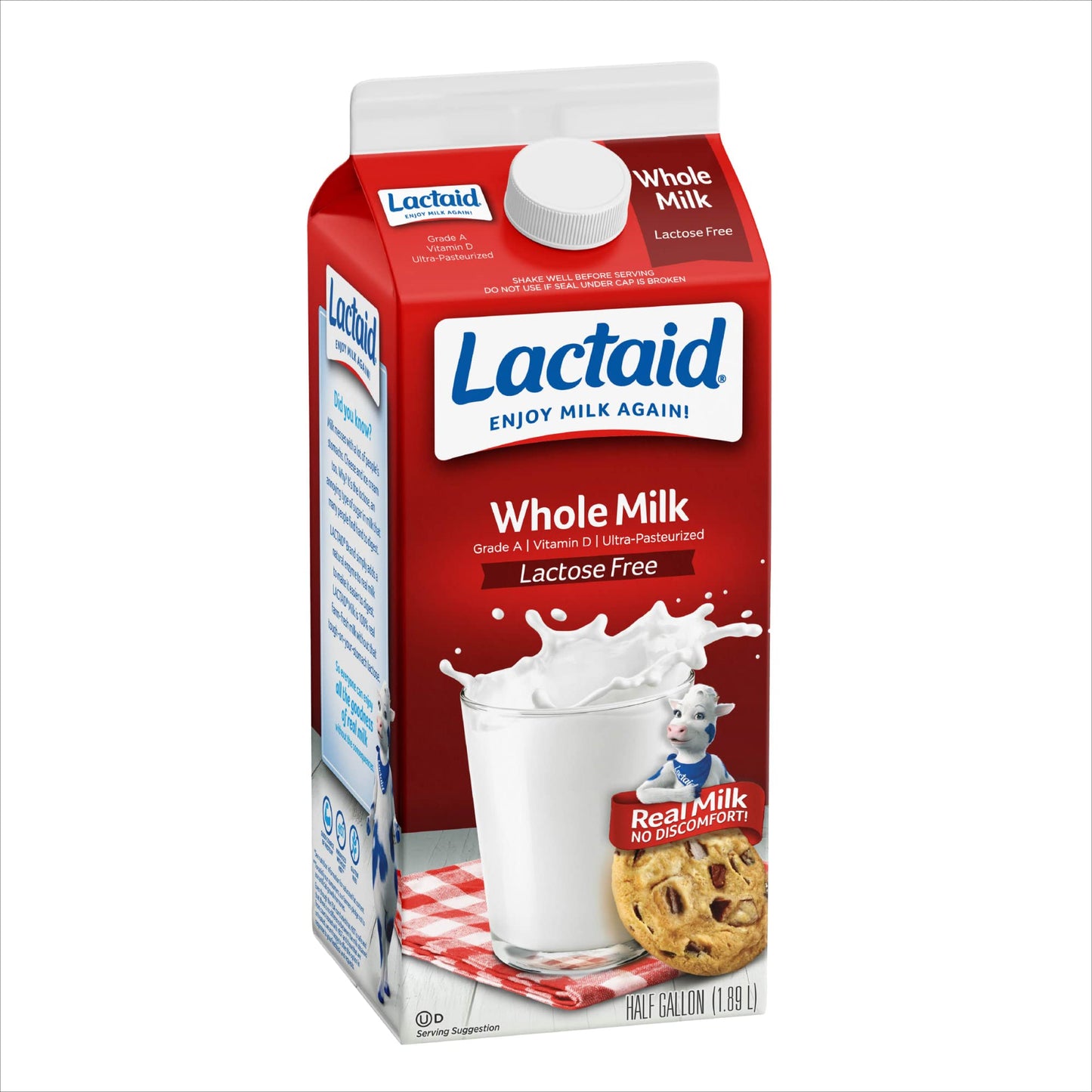 Lactaid Whole Milk, 64 fl oz