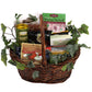 Gift Basket Village - Italian Themed Dinner For Two, Gourmet Pasta Assortment With Linquini, Dip Mix, Pasta Sauce, Pasta & Cheese Blend - Italian Food Basket, 12X8X12", 4.44 Lbs