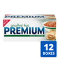 Premium Saltine  ers, Unsalted Lunch Snacks, 12 Pack, 16 Ounce Boxes