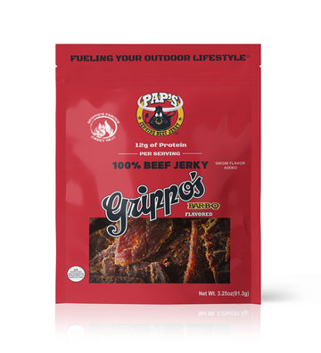 Grippos Bar-B-Q Beef Jerky By Paps