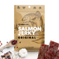 Kaimana Jerky Wild Caught Salmon Jerky - Organic Smoked Fish Strips, Low-Calorie, 2oz Pack