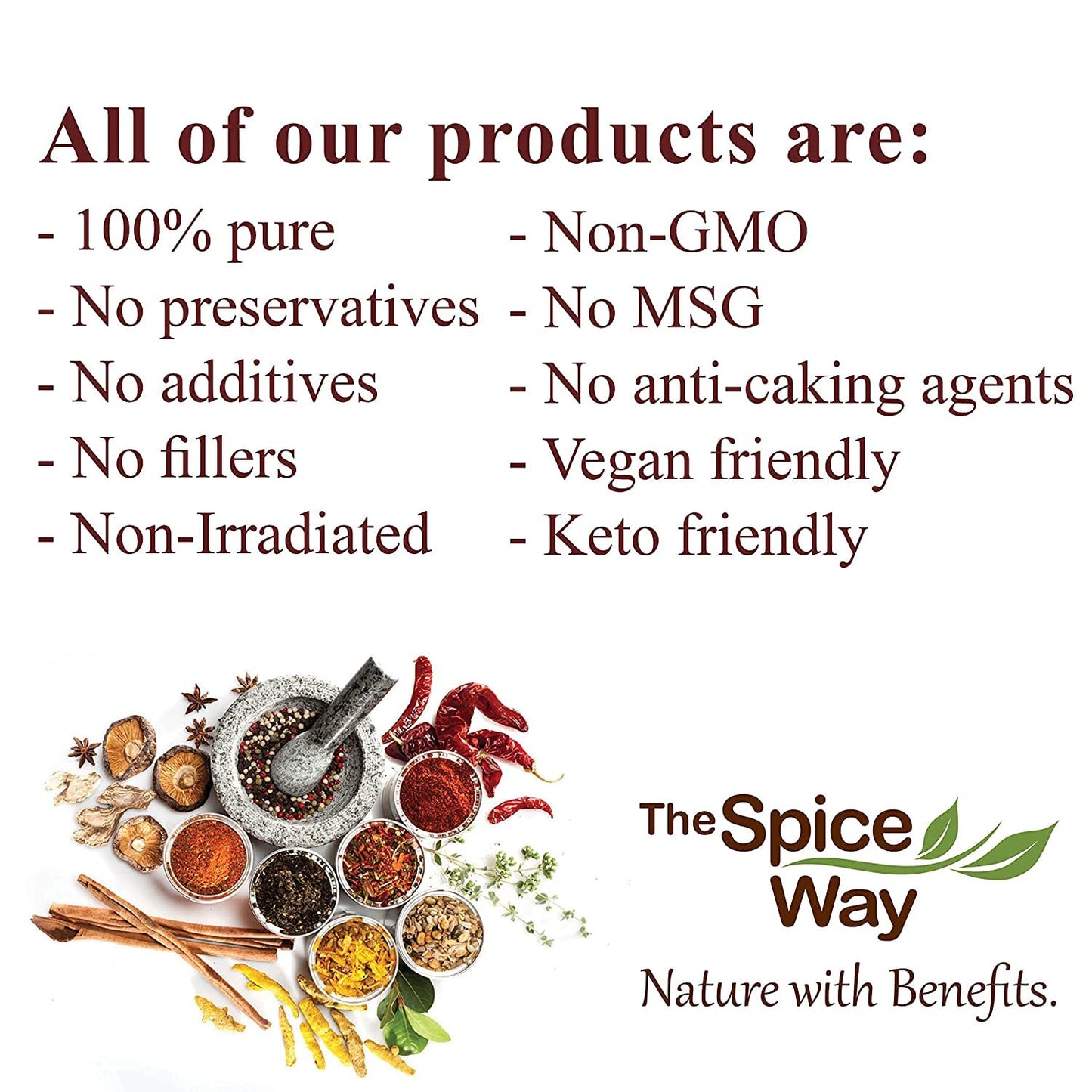 The Spice Way Gochugaru Korean Red Pepper Flakes - 8 Oz - Premium Quality Red Pepper Flakes & All-Natural Seasoning - Perfect In