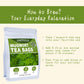 Jarteela Mugwort Tea Bags - Natural Herbal Tea for Digestion, Caffeine-Free, Non-GMO, 50 Count
