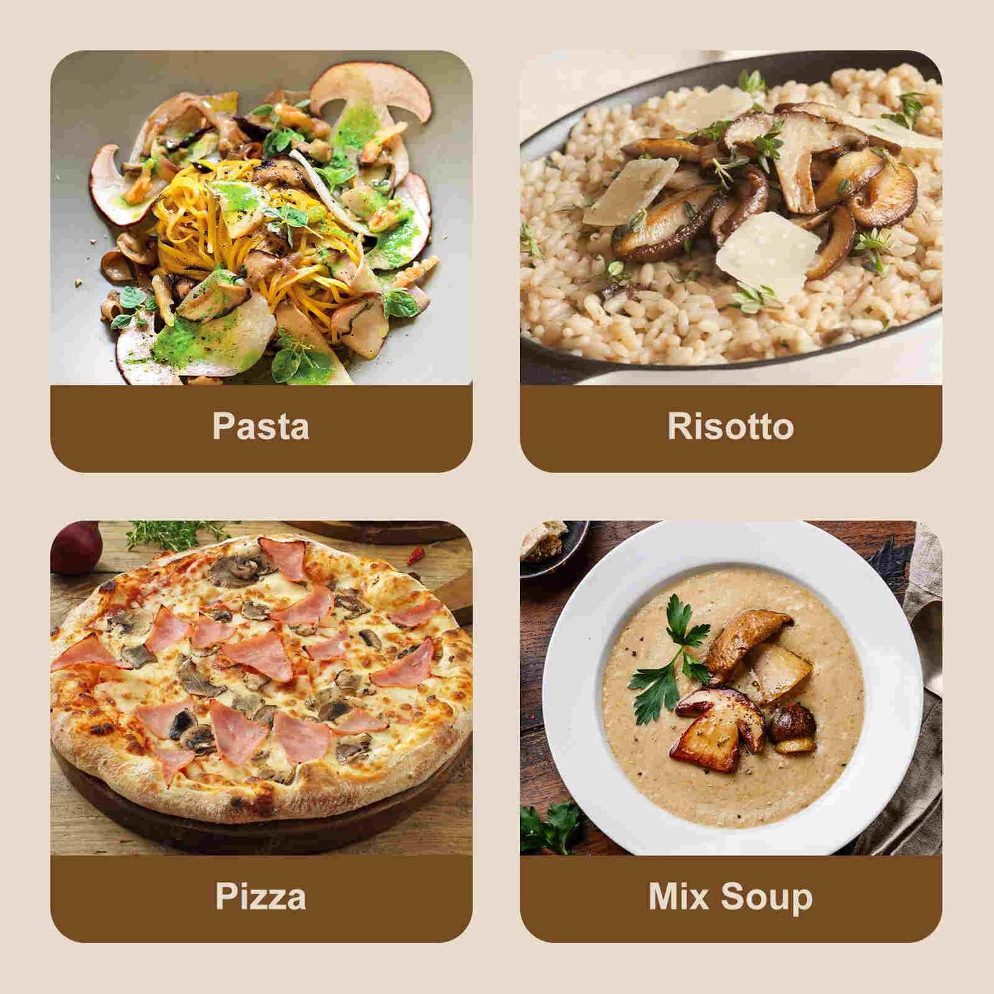 Jayuss Dried Porcini Mushrooms, Wild Sun Dried, 3 Oz - All Natural, Great for Risotto, Soups, and Sauces