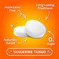 PUR Mints | Aspartame Free Breath Mints | Made with Xylitol | Sugar Free  Vegan  Gluten Free | Natural Tangerine Tango Flavor | 65 Pieces in Re-Sealable pouch (Pack of 1)