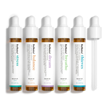 Benatu Essential Oils Blend With Dropper, Natural Fragrance Gift For Women And Men, Organic Aromatherapy Set For Diffuser, Home,