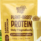 NUTRAPULSE Organic Vegan Protein Powder, Plant-Based, 20g Protein, Banana Cinnamon, 1 Pack, 20 Servings