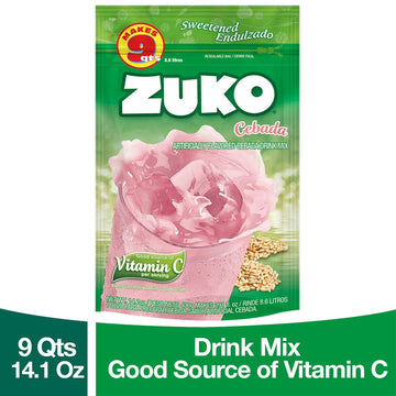 Zuko Cebada Instant Powder Drink | Family Pack | No Sugar Needed | Vitamin C | 14.1 Ounce (Pack of 6)