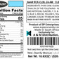 Espeez Extra Large Rock Candy Sticks - 24 Count - Light Blue Cotton Candy Flavor - Individually Wrapped for Parties and Events