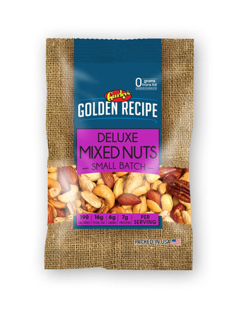 Gurley's Golden Recipe Deluxe Mixed Nuts, Assorted Premium Blend, 2.75 oz (Pack of 8)