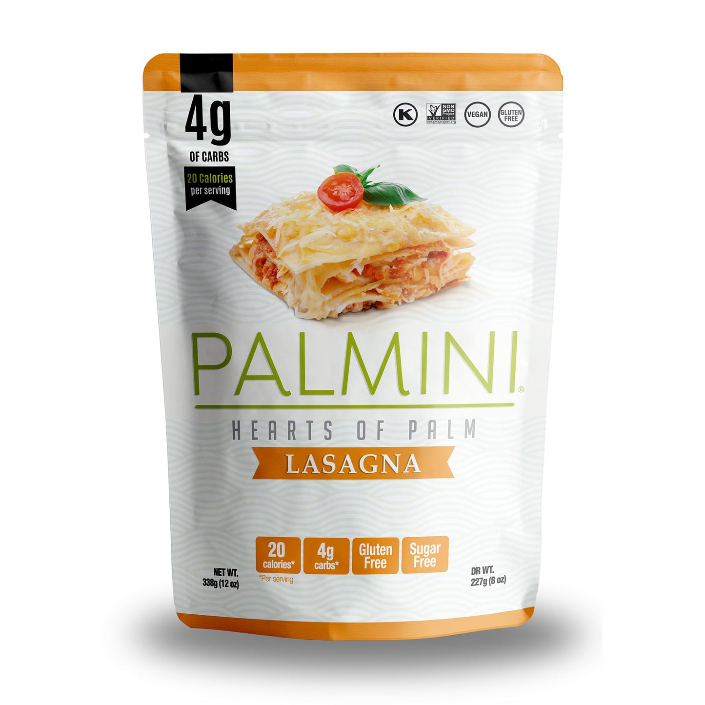 Palmini Lasagna Noodles | Low-Carb, Gluten-Free, Vegan | 12 Ounce Pack