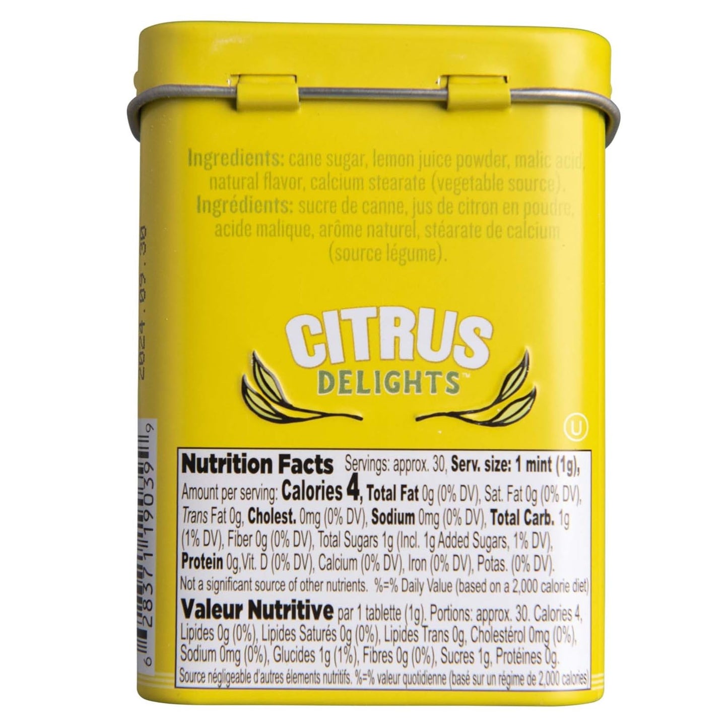 Citrus Delights Meyer Lemon Candy | Natural Ingredients, No Artificial Colors Or Flavors | Kosher Certified, Vegan, Gluten Free