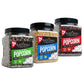 Black Jewell Gourmet Popcorn Kernels, Variety Pack With Original Black, Blue Ribbon White, And Crimson (Pack Of 3)