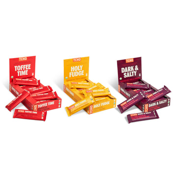 TCHO Singles Variety Pack - Plant Based, Organic Chocolate Singles - Vegan, Gluten-Free, Soy-Free - Handcrafted Pure Cacao Bars 
