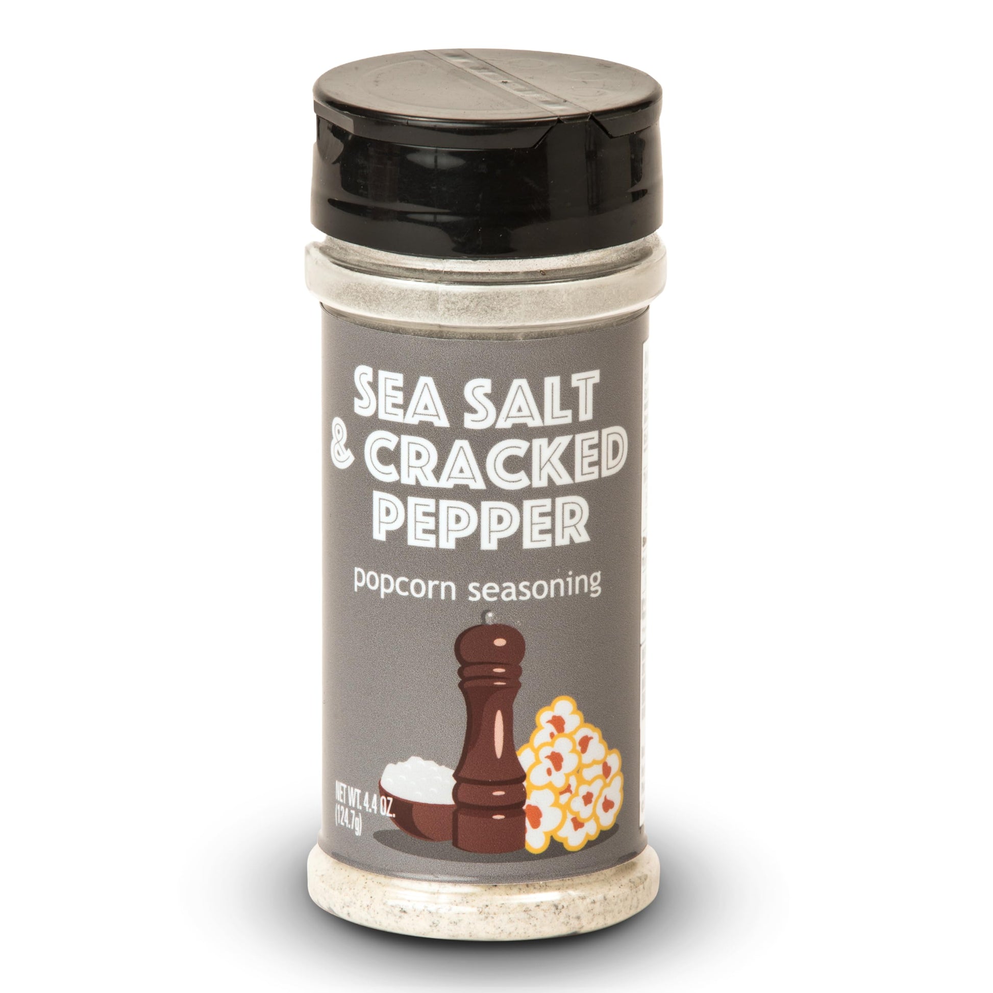 Wabash Valley Farms Salt and Pepper Popcorn Seasoning, Gourmet Movie Night Topping, 4 oz