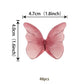 Rssta i 48 Pack Edible Butterflies for Cake Decorating, Pink Paper Cupcake Toppers