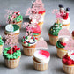 24 Pcs Merry Christmas Cupcake Toppers Glitter Ho Ho Ho Christmas Tree Cupcake Picks Snowflake Cupcake Toppers For Merry Christmas Theme Birthday Party Cake Decorations Supplies