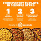 Born Simple Ready to Eat Meals  Variety Pack |Includes Chipotle  Teriyaki  Thai Chicken & Ultimate Mac and Cheese|IMPROVED RECIPE - High Protein  Prepared Meal  Microwavable Entree  11 oz (Pack of 4)