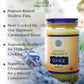 Ancient Organics Ghee, Organic Grass Fed Ghee Butter - Gluten Free Ghee, Clarified Butter, Vitamins & Omegas, Lactose Reduced, 1