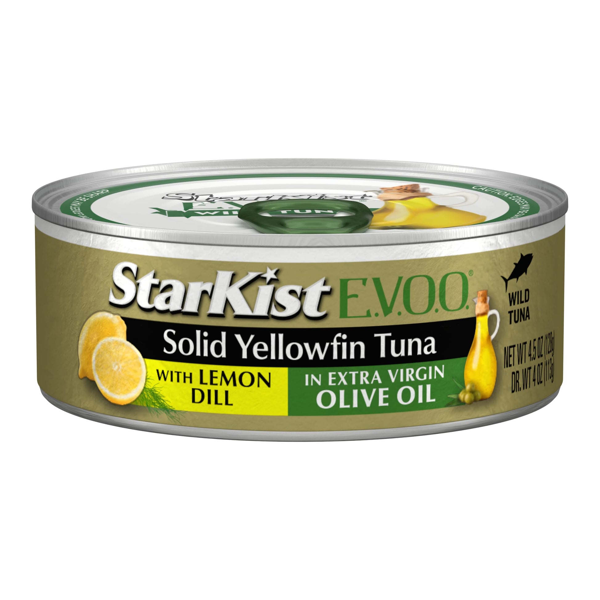 StarKist E.V.O.O. Solid Yellowfin Tuna with Lemon Dill and Extra Virgin Olive Oil - 4.5 oz Can