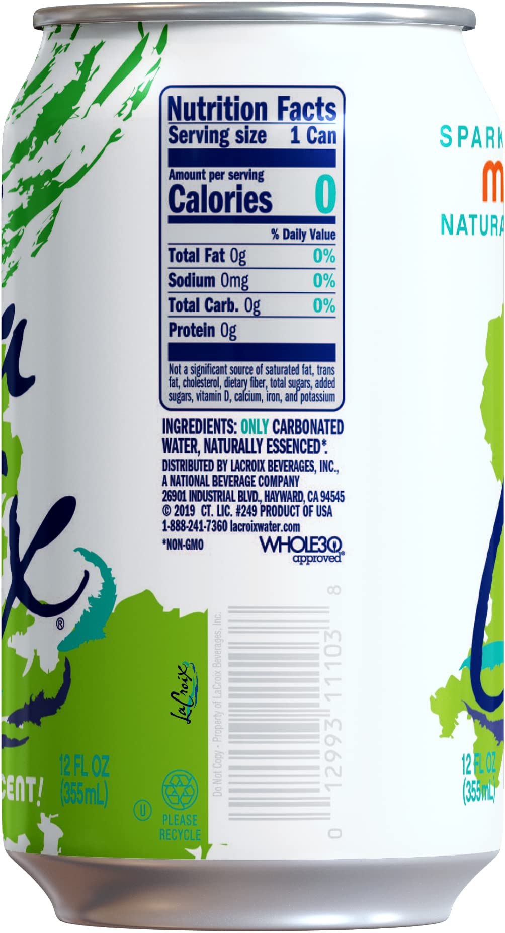 LaCroix Sparkling Water, Mango, 12 Fl Oz (pack of 8)