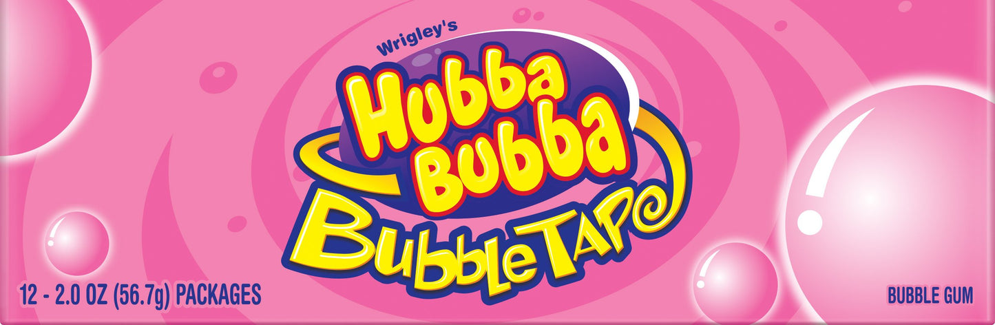 Hubba Bubba Bubble Tape Original, 6-Null Boxes (Pack Of 24)
