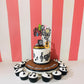 Gyufise 1Pcs Rock Happy Birthday Cake Topper Glitter Music Disco Ball Cake Pick 70'S Disco Dancing Rock Cake Decoration For Rock