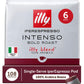 Illy Coffee IperEspresso Capsules - Single-Serve Coffee Capsules & Pods - Intenso Dark Roast - Notes of Cocoa  Dried Fruit  and Full-Bodied Taste - 100% Arabica - 18 Count (Pack of 6)