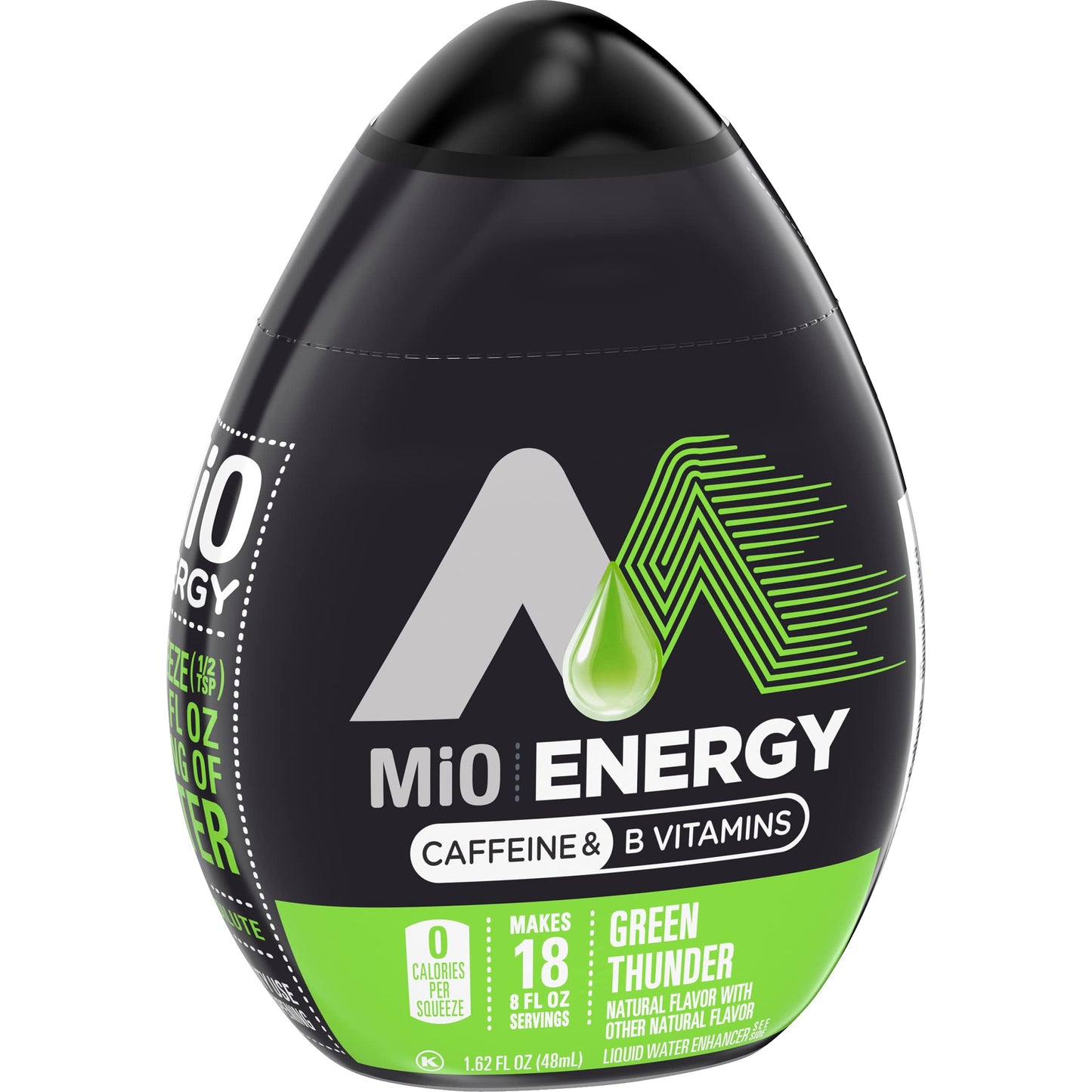 Mio Energy Liquid Water Enhancer, Green Thunder, 1.62 Fl Oz, 6-Pack