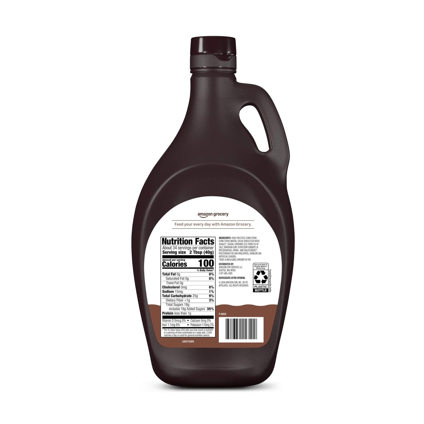 large online retailer Brand - Happy Belly Chocolate Syrup  48 oz  3 Pound (Pack of 1)