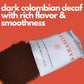 SARASOTA COFFEE & TEA CO. Gourmet Decaf Medium-Dark Roast Ground Coffee, 2 Ounce Bags, Pack of 12, Low Acid, Mold Free