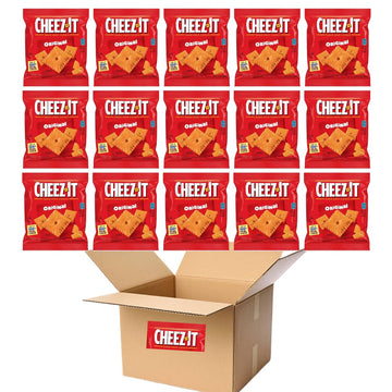 Original Cheez-It, Baked Snack Crackers 1.5 Oz., 15 Pouches - Cheez-It Original Snack Crackers - Cheez-It Baked Snack Crackers -