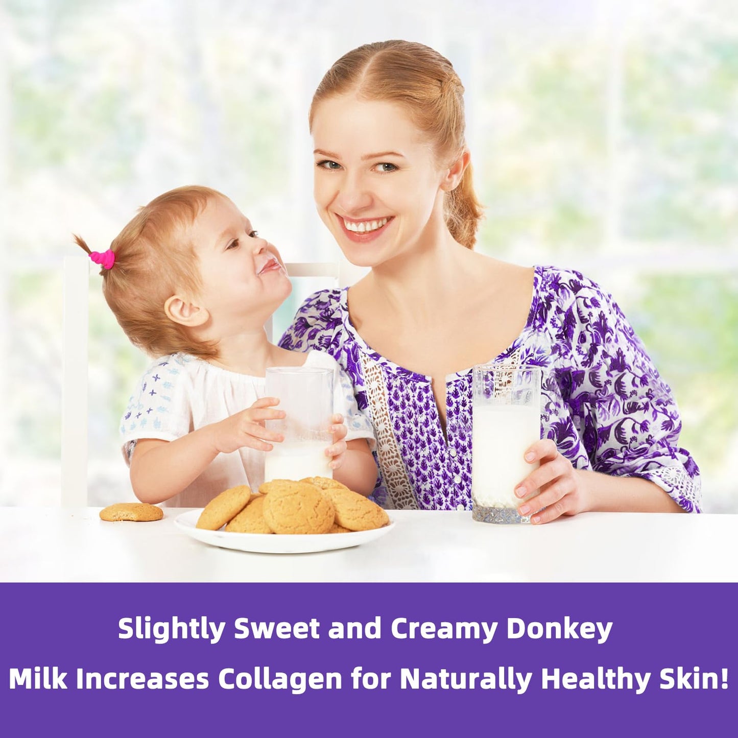 Liovsiso 200g Donkey Milk Powder - 100% Organic, Rich in Whey Protein, Easy to Digest, Immune Booster
