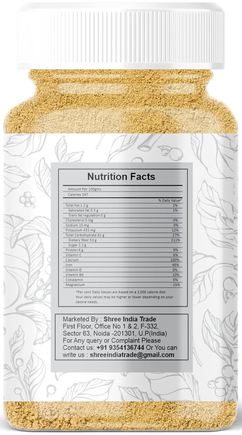 AYURVEDASHREE Coriander Ground Powder (Indian Dhania) Spice 100gm PET Jar | All Natural | Salt-Free | Vegan | No Colors | | NON-