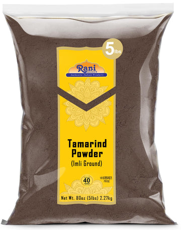 Rani Tamarind Powder (Imli) 80oz (5lbs) 2.27kg Bulk ~ All Natural| No Added Sugar/Salt | Vegan | Gluten Friendly | Kosher | NON-