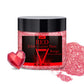 Vividye Edible Glitter Powder - 30g Luster Dust for Baking & Decoration - Red